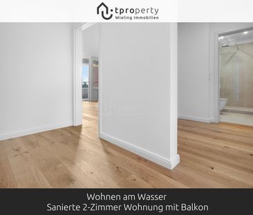 Wohnen am Wasser: Sanierte 2-Zimmer Wohnung mit Balkon - Photo 6