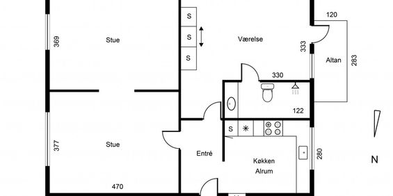 Midtby-lejlighed med vestvendt altan - Foto 3