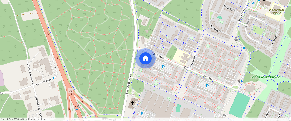 Skövde, Barkvägen, **, 54961