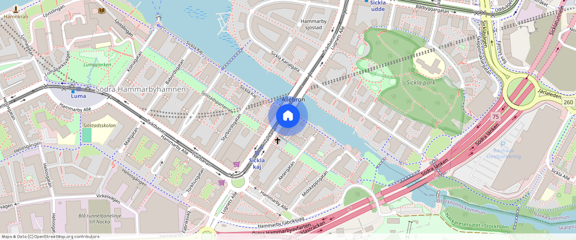Södra Hammarbyhamnen, Stockholm, Lugnets Allé 48E