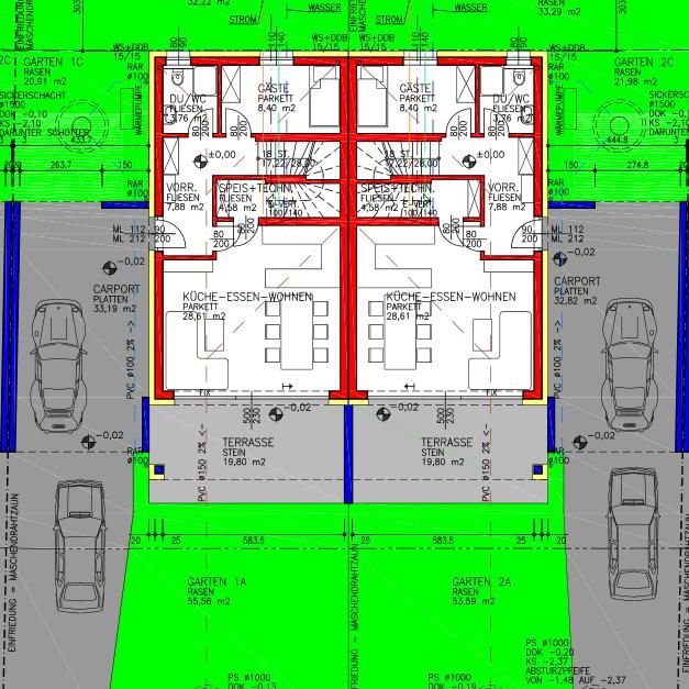 Nur noch eine Doppelhaushälfte in komplett neuer Wohnsiedlung - Foto 1