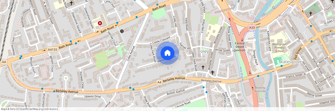 Castle Crescent, Reading, RG1