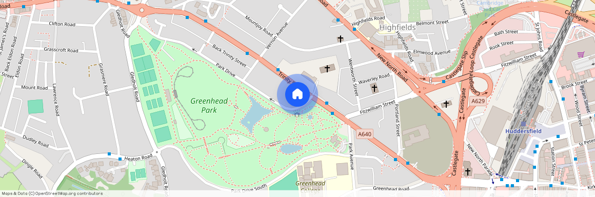 Flat 2 Burlington House, 1 Park Drive, Huddersfield, HD1 4EG