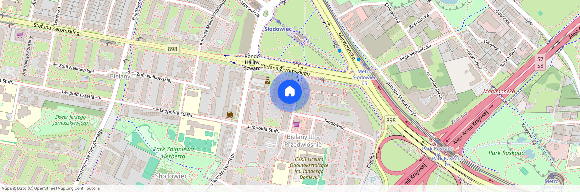 ul. Stefana Żeromskiego, Słodowiec, Bielany, Warszawa, mazowieckie