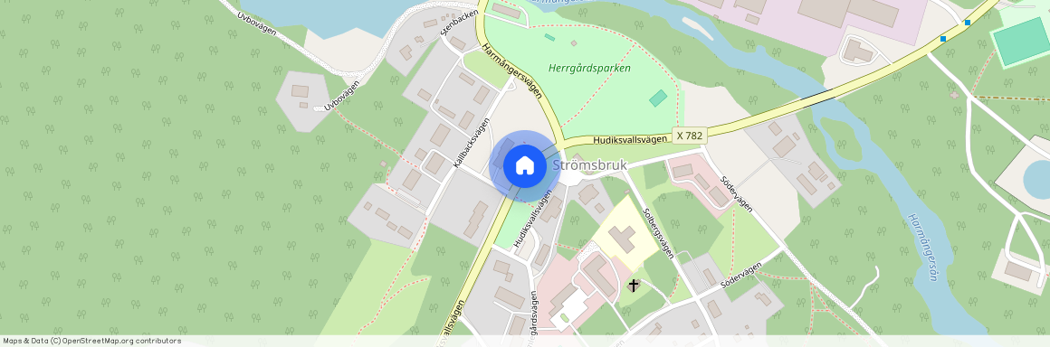 Påbodavägen, Strömsbruk