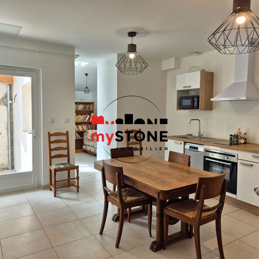 CHATILLON SUR CHALARONNE – Appartement Meublé avec jardin 3 pièces- 2 chambre – 82 m² habitables - Photo 1