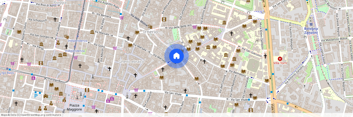 Via Zamboni, Bologna, Emilia-Romagna 40126