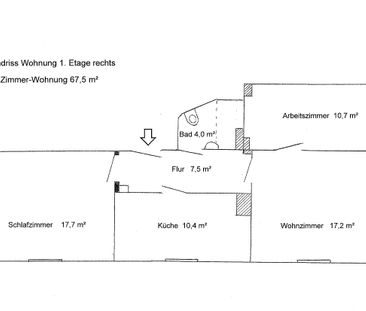 Helle, aufwendig renovierte, kleine 3-Zimmer-Wohnung in Radebeul-Ost! Auf Wunsch eigener Garten! - Foto 3