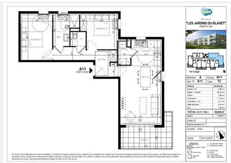 Appartements T3 à louer – Résidence Les jardins du Blavet à Pontivy - Photo 3