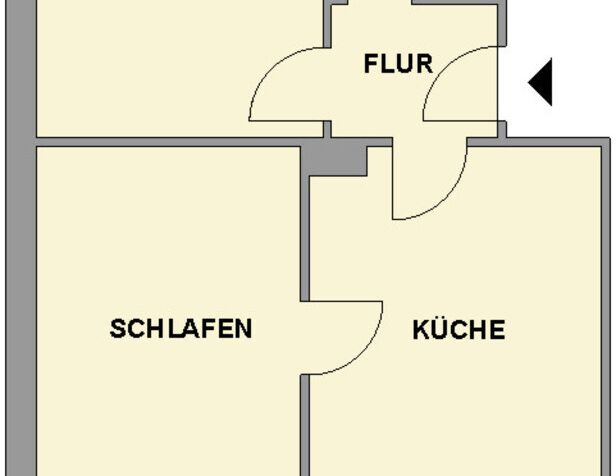 2-Raum-Wohnung - Foto 1