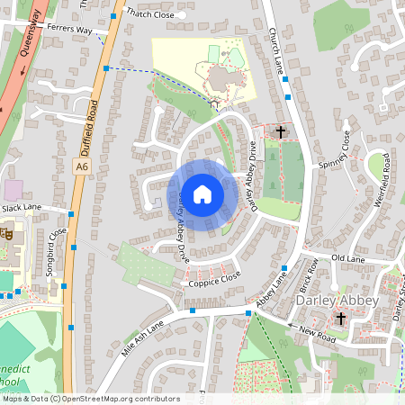 St Matthews Walk, Darley Abbey, Derby, DE22