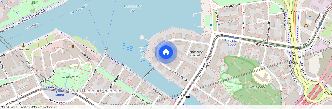 Södra Hammarbyhamnen, Stockholm, Sickla Kanalgata 25