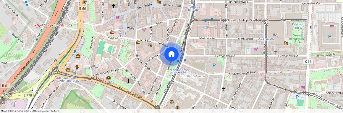 Siekerwall, 33602 Bielefeld - Bielefeld (Innenstadt)