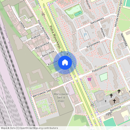 ul. Piotra Wysockiego, Bródno, Targówek, Warszawa, mazowieckie