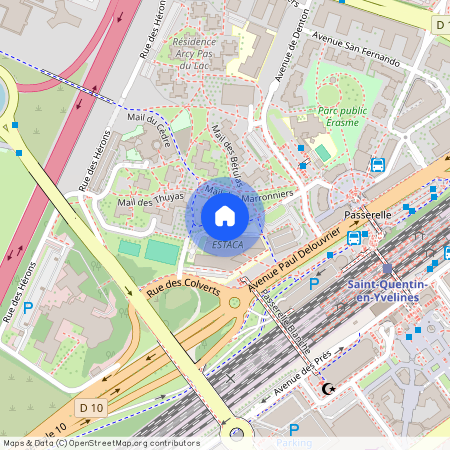 Mail des Thuyas et Mail des Tilleuls 78180 Paris