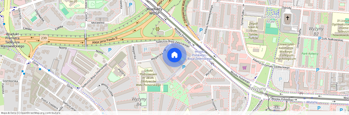 Węgierska, Wyżyny, Bydgoszcz