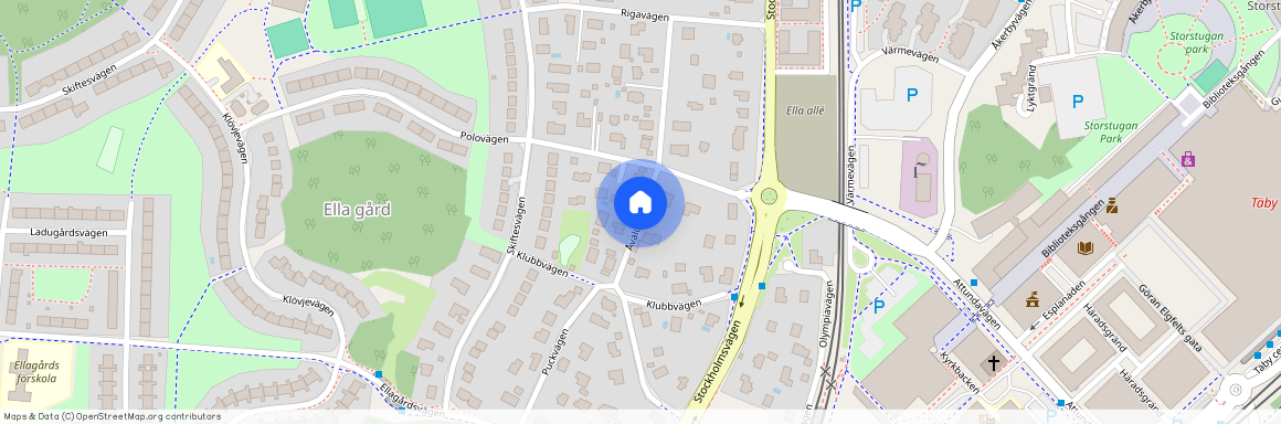 Åvalundsvägen, Täby