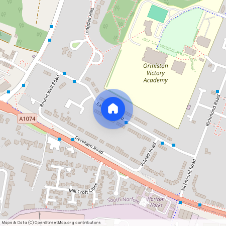 East Hills Road, Costessey