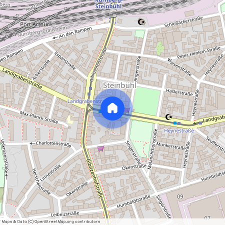 90443 Nürnberg (Mittelfr) - Südstadt