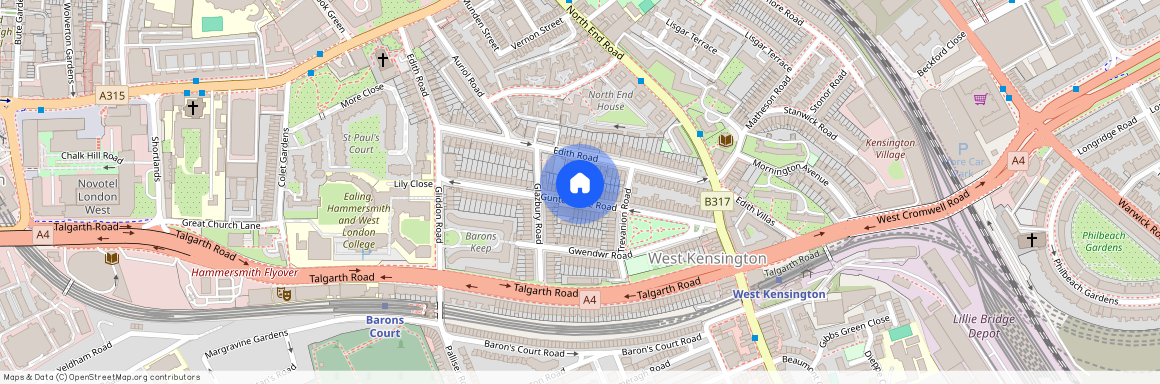 Gunterstone Road London W14, London, W14