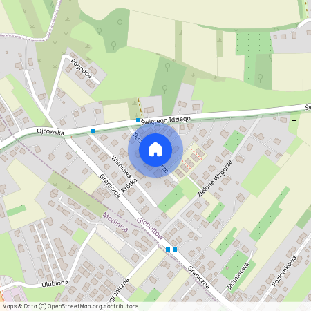 ul. Tęczowe Wzgórze, Giebułtów, Wielka Wieś, krakowski, małopolskie