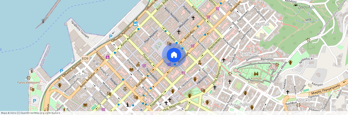 Πλ. Βασιλέως Γεωργίου Α 29, Πάτρα 262 21, Ελλάδα (26221)