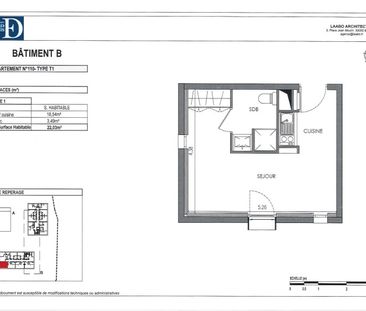 Location Appartement 1 pièce 22m² VILLENAVE D ORNON 33140 - Photo 5