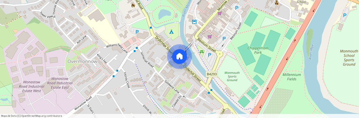 St Thomas Square, Monmouth, NP25