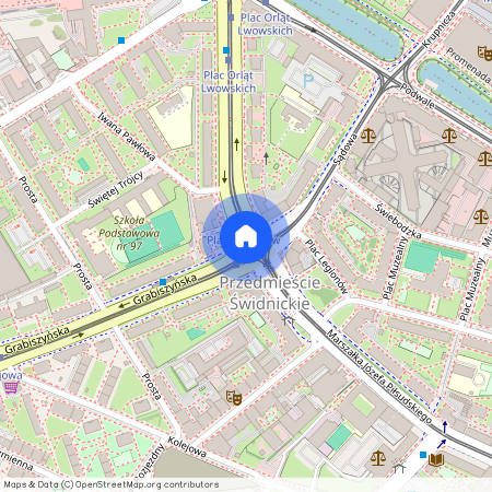 ul. Grabiszyńska - Plac Legionów, Przedmieście Świdnickie, Stare Miasto, Wrocław, dolnośląskie