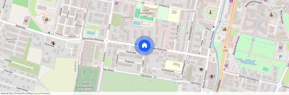 ul. Obrońców Wybrzeża, Pruszcz Gdański, gdański, pomorskie