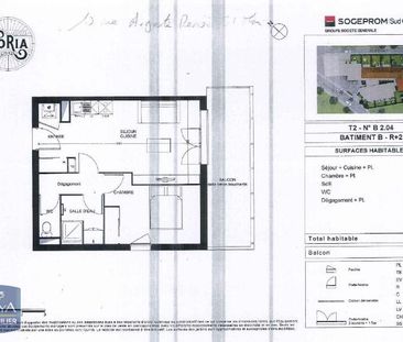 Location Appartement 2 pièces 41m² TOULOUSE 31200 - Photo 6