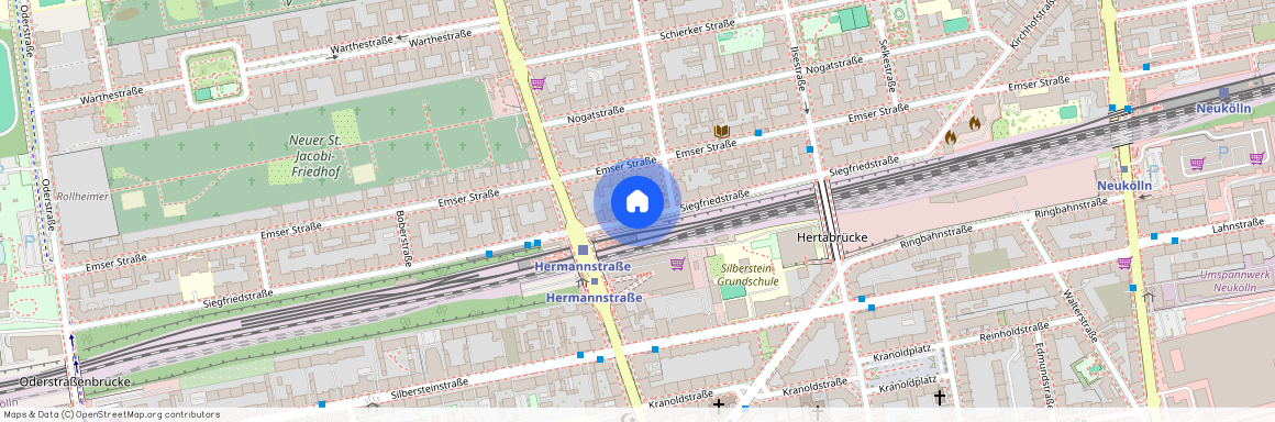 Siegfriedstr. 20, 12051 Berlin OT Neukölln, Zur Karte