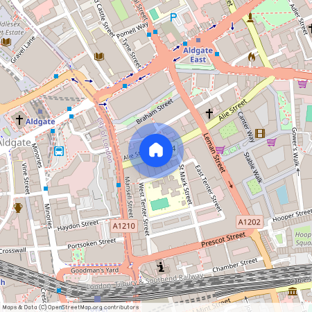 Alie Street, Aldgate, London, E1