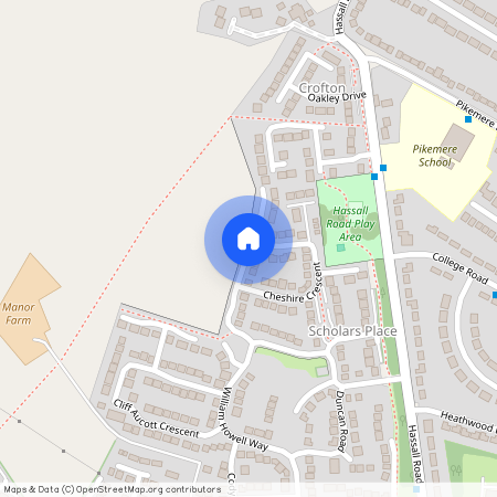 William Howell Way, Alsager