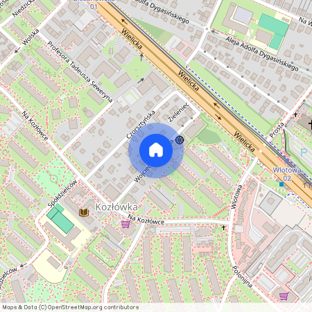 ul. Wojciecha Stattlera, Kozłówka, Bieżanów-Prokocim, Kraków, małopolskie