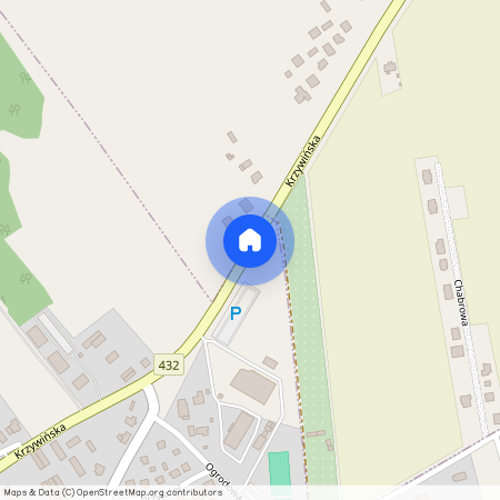 ul. Krzywińska, Osieczna, Osieczna, leszczyński, wielkopolskie