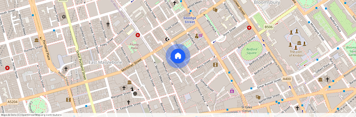 Charlotte Street, Fitzrovia, W1T, Fitzrovia, London