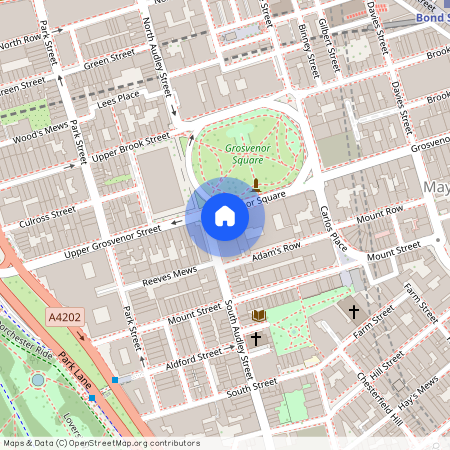 3 bedroom 2nd Floor and Above Flat in Grosvenor Square