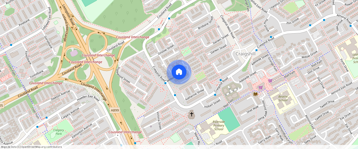 Melbourne Street, Livingston, EH54