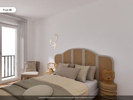 location Appartement T3 DE 75.4m² À COURBEVOIE - Photo 5
