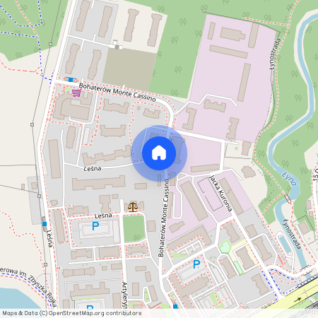 ul. Bohaterów Monte Cassino, Osiedle Nad Jeziorem Długim, Olsztyn, warmińsko-mazurskie