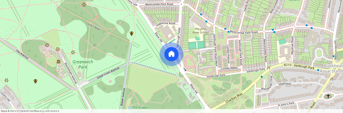 Maze Hill Entrance, London, SE3