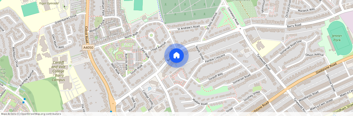 Barry Road, CF6, Barry