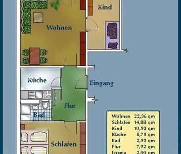 Familienfreundliche 3-Zimmer-Wohnung mit Balkon sucht neue Mieter! - Photo 4