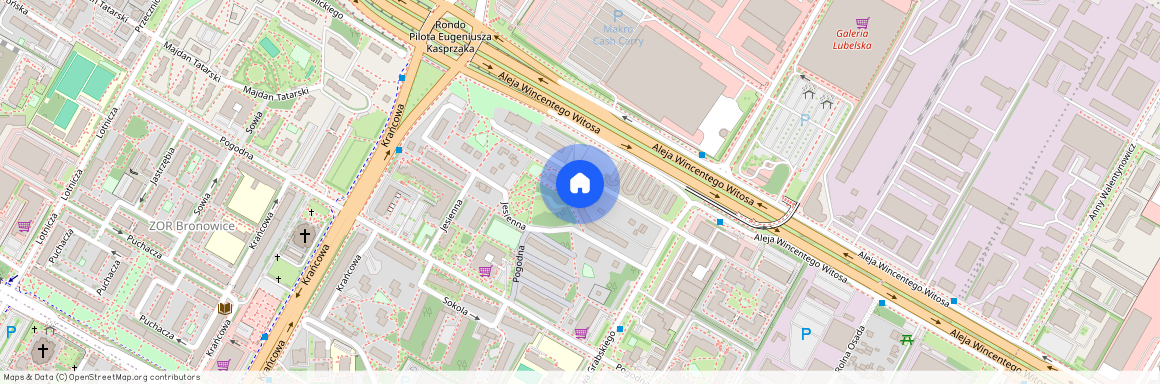 ul. Zimowa, Bronowice, Lublin, lubelskie