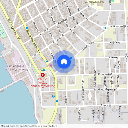 Ερυθραίας, 7 570 04 Μηχανιώνα, Κέντρο (Μηχανιώνα)