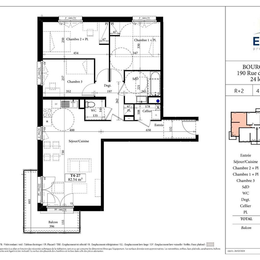 Location Appartement 4 pièces 82m² BOURG ACHARD 27310 - Photo 2
