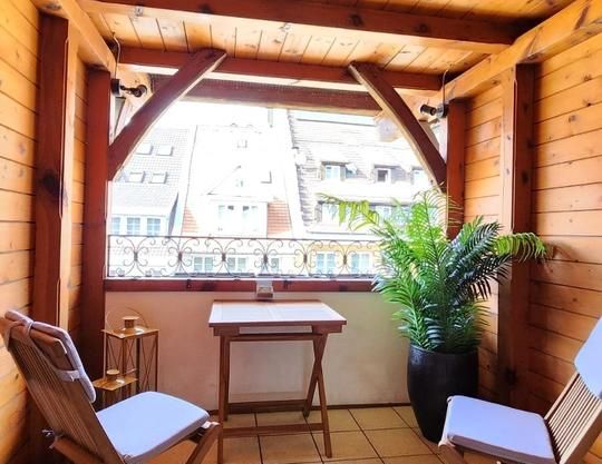 Exklusive 2-Zimmer Wohnung vollständig möbliert monatlich anmietbar - Foto 1