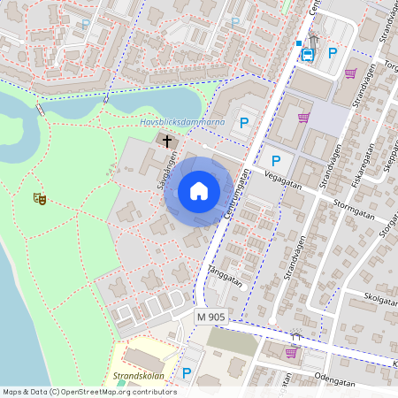 Strandängsgatan, Lomma