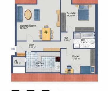 Dachgeschosswohnung in Essen zu vermieten. (Wohnungen Essen) - Photo 1